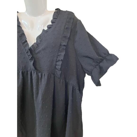 SHEIN Curvy Women's Black & Pink Blouse Set of 2 | Size 20 (4XL) - Picture 6 of 12